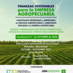 FINANZAS SOSTENIBLES PARA LA EMPRESA AGROPECUARIA
